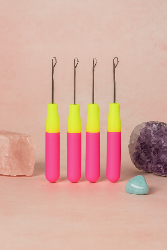 Crochet Fluo à Locks – Prise Confortable & Manipulation Facile